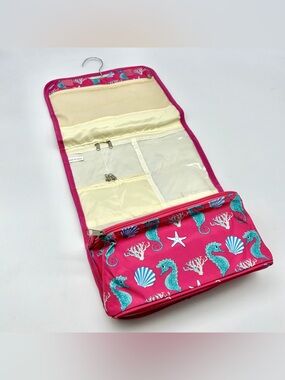 Pink Seahorse Travel Organizer